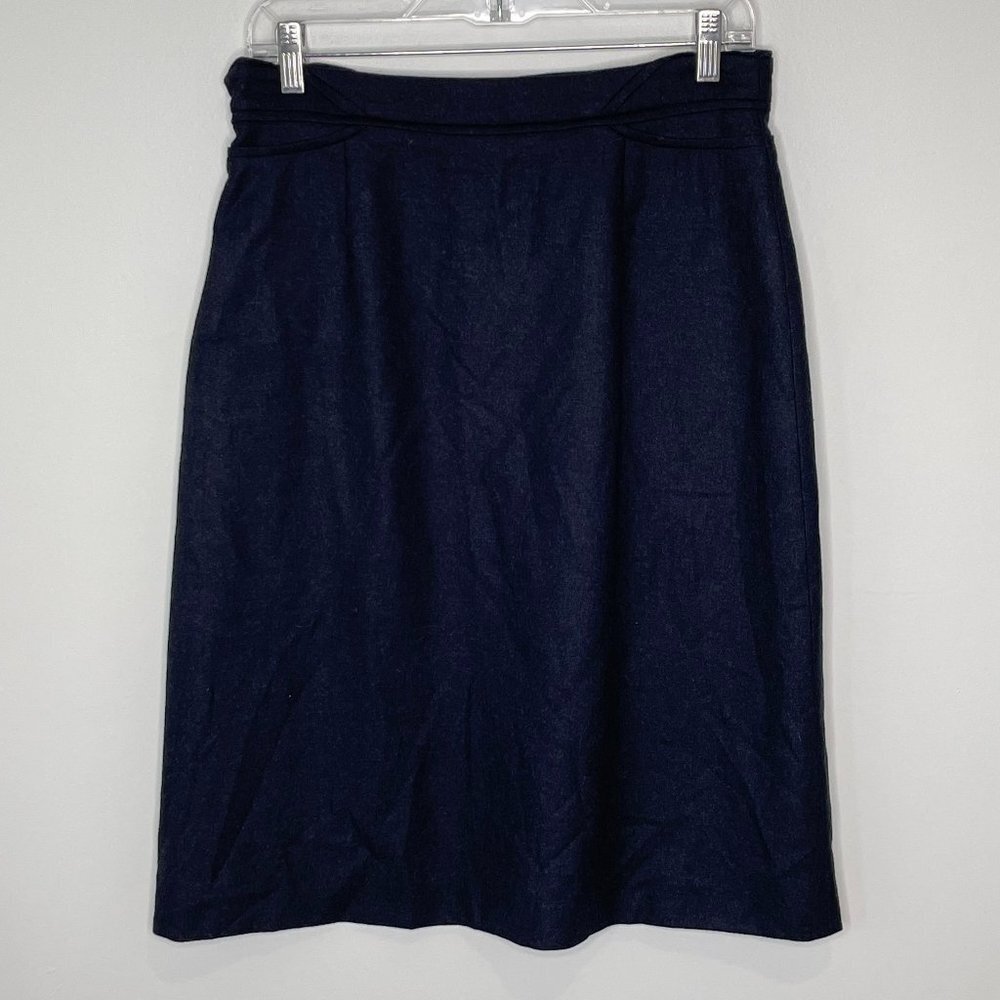 Luca Luca Italian Wool Cashmere Silk Skirt 44